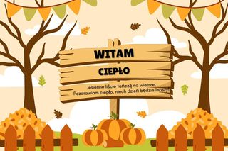 Dzień dobry w środę październik - kartki