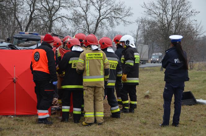 Śmiertelny wypadek na dk 74. Nie żyje kobieta