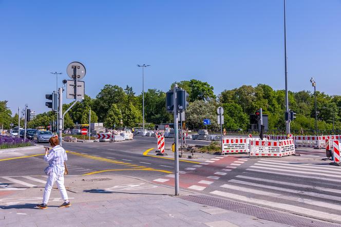 Przebudowa placu Na Rozdrożu w Warszawie