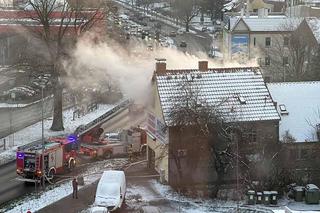 Pożar kamienicy w Zielonej Górze