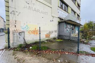 Plac zabaw obok budynku zagrożonego zawaleniem. Czy dzieciom grozi niebezpieczeństwo?