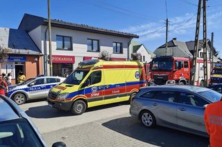 Wypadek w Stanisławowie, lądował LPR