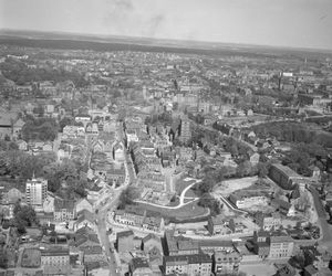 Olsztyn na zdjęciach lotniczych. Zobacz, jak wyglądał ponad 100 lat temu