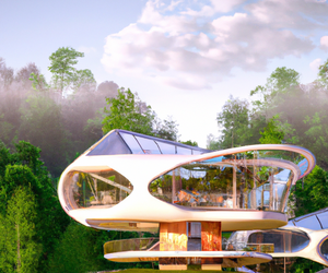 Dom przyszłości zaprojektowany przez algorytmy AI