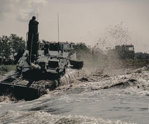 Czołgi K2 podczas ćwiczeń