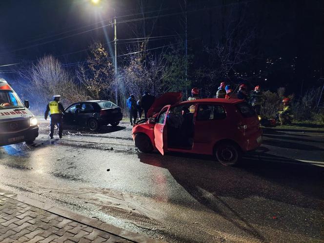 Wypadek Iłżecka 19.12.21 Starachowice