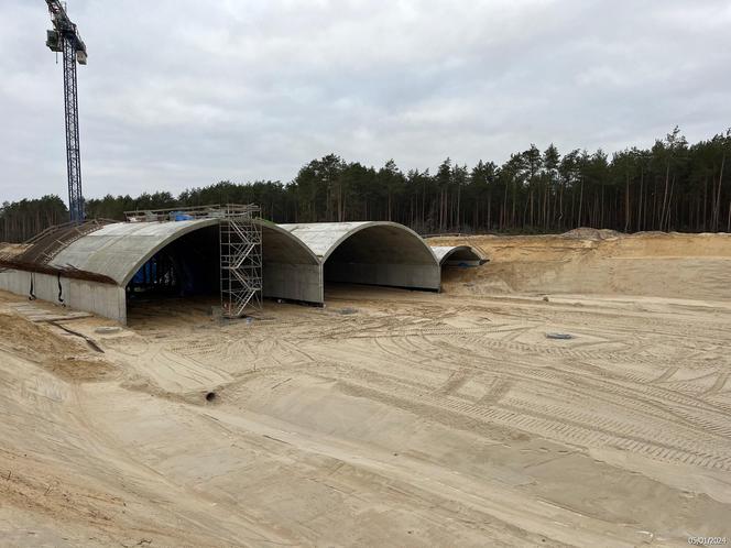 Postępy na placu budowy A2 w okolicach Siedlec