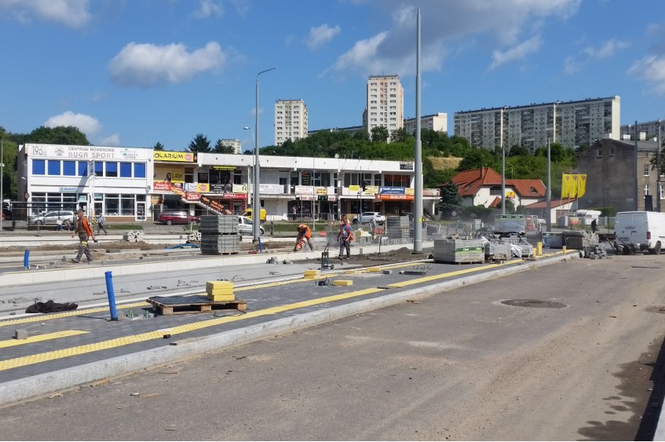 Być może już we wrześniu linia tramwajowa na Piecki Migowo będzie gotowa.