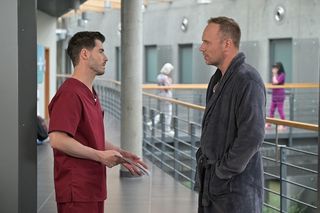 Pierwsza miłość, odcinek 4076. Kacper (Damian Kulec), Janek (Maciej Mikołajczak)