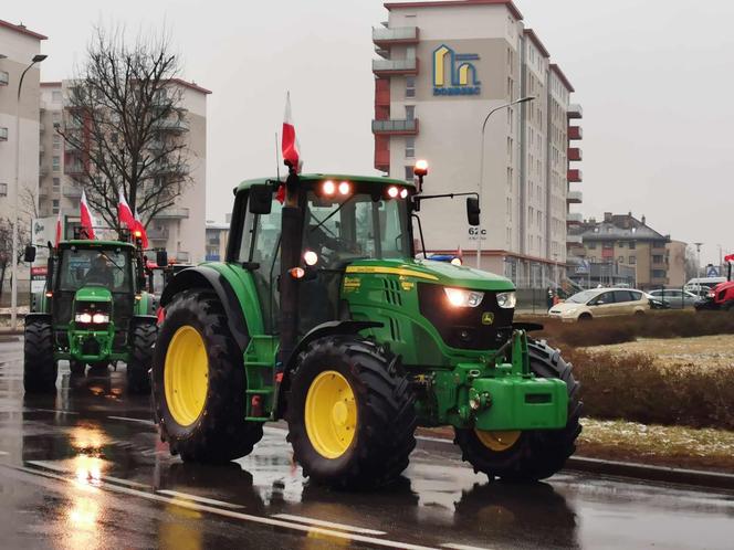 Protest rolników w naszym regionie 