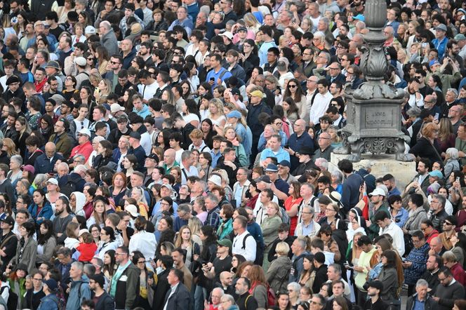 Tłumy na placu św. Piotra