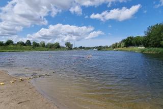 Kąpielisko Wodna Dolina w Koszalinie z zakazem wstępu do wody