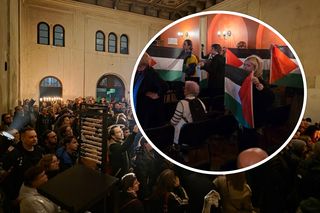 Propalesytyński protest w synagodze. Ostatni raz tak było za nazistów