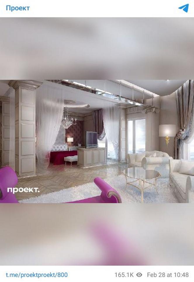 Putin kupił Kabajewej "największe mieszkanie w Rosji". 75 pokoi, niewiarygodne luksusy! [ZDJĘCIA]