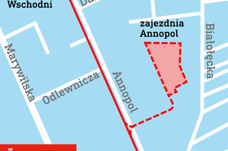 Wizualizacja nowej zajezdni tramwajowej na Annopolu