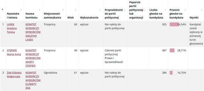 Jak głosowano w gminach powiatu piotrkowskiego? Znamy nazwiska burmistrzów i wójtów