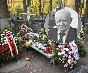 Prof. Adam Strzembosz został pochowany w rodzinnym grobowcu wraz z rodzeństwem. Byli trojaczkami 