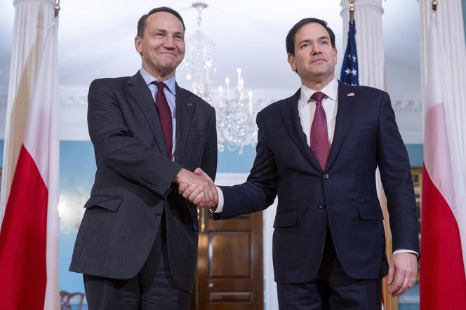 Spotkanie ministra Radosława Sikorskiego z sekretarzem stanu USA Marco Rubio 