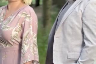 Pierwsza miłość. Aneta Zając, Misiek Koterski na planie spotu Polsatu