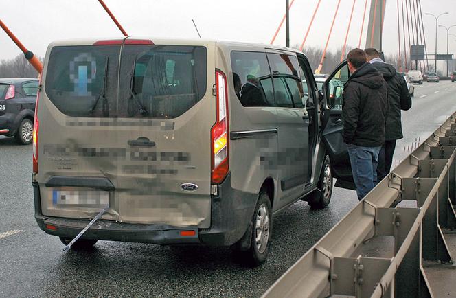 Karambol na Trasie Siekierkowskiej