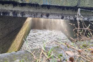 Spływała woda ze zbiornika Siczki