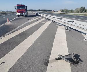 ​Kolizja na S5 pod Lesznem. Sprawca... odleciał z miejsca zdarzenia