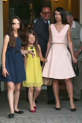 SZYKOWNA Marta Kaczyńska na premierze książki o ojcu