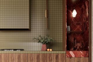 Retro w nowoczesnym wydaniu. Projekt kuchni w stylu mid-century modern