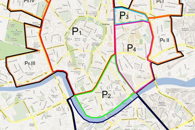 Nowa mapa strefy płatnego parkowania