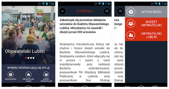 Aplikacje po Lublinie