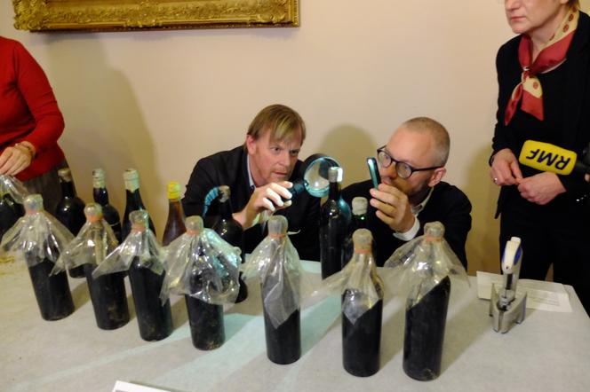 Znaleźli 100-letnie wino ordynata