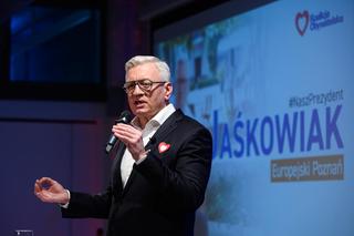 Jacek Jaśkowiak oficjalnie z poparciem KO. Konferencja prasowa KKW Koalicja Obywatelskiej
