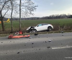 Poważny wypadek pod Wrocławiem. 8-latka trafiła do szpitala 