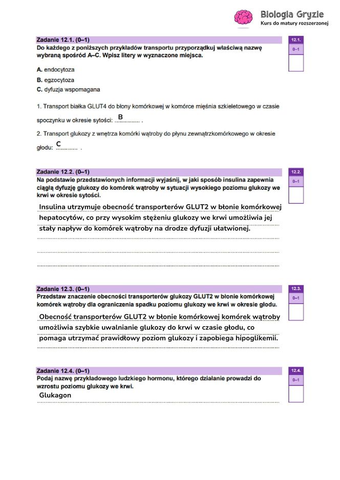 Matura 2025 - biologia
