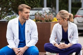 Na dobre i na złe odc. 927: Maks Beger (Tomasz Ciachorowski), Gloria (Aleksandra Grabowska)