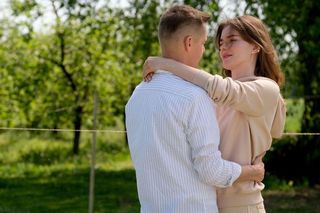 M jak miłość odc. 1881. Franka (Dominika Kachlik), Paweł (Rafał Mroczek)