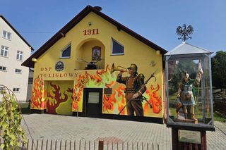 Niezwykły mural strażaków OSP w Tuligłowach!