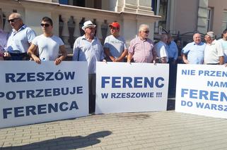 Mieszkańcy Rzeszowa manifestowali za pozostaniem prezydenta Ferenca na stanowisku