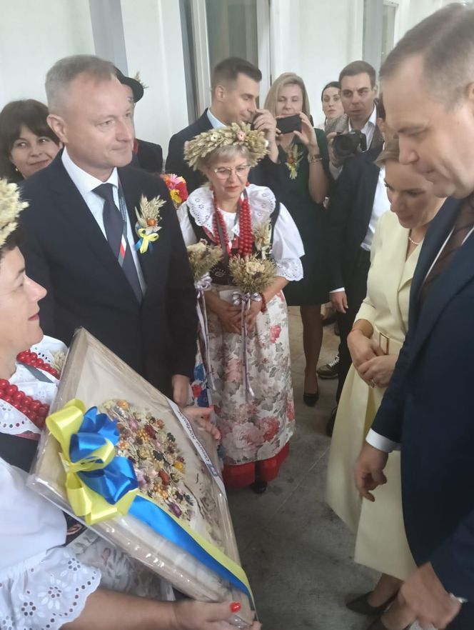 Koło Gospodyń Wiejskich w Puszynie na Dożynkach Prezydenckich w Warszawie