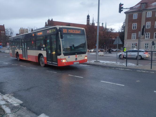 Otwarcie drugiej jezdni wiaduktu Biskupia Górka w Gdańsku 29.01.2021 r.