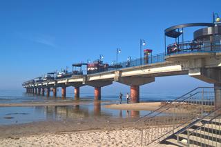 Przygotowania do sezonu na plaży w Międzyzdrojach