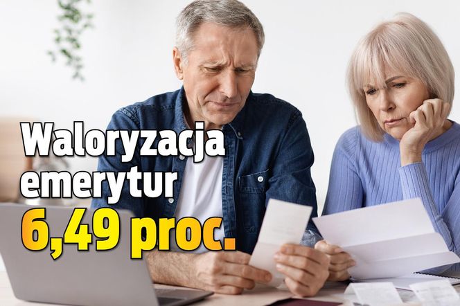 Waloryzacja emerytur o 6,49 proc.