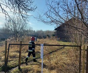 Pożar na osiedlu Bugaj w Starachowicach