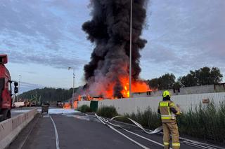 Pożar w Euroterminalu Sławków