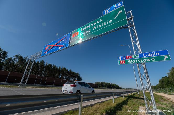 Autostrada A2: Nowy odcinek już otwarty. Z Warszawy do Mińska Mazowieckiego bez korków
