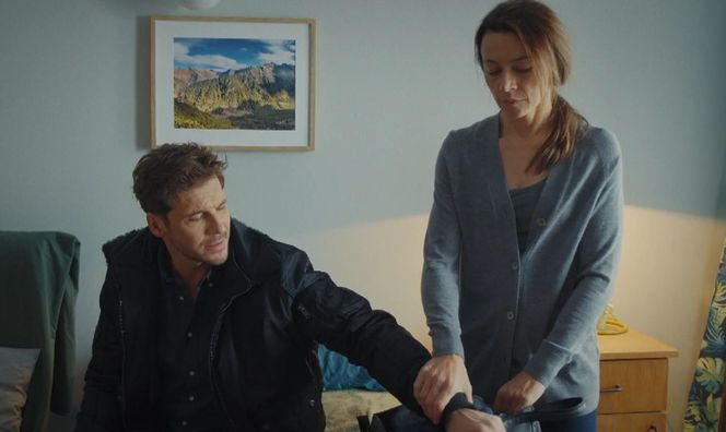 	M jak miłość odc. 1853. Martyna (Magdalena Turczeniewicz), Marcin (Mikołaj Roznerski)