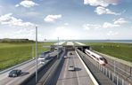 Plac budowy tunelu Fehmarnbelt - wizualizacje