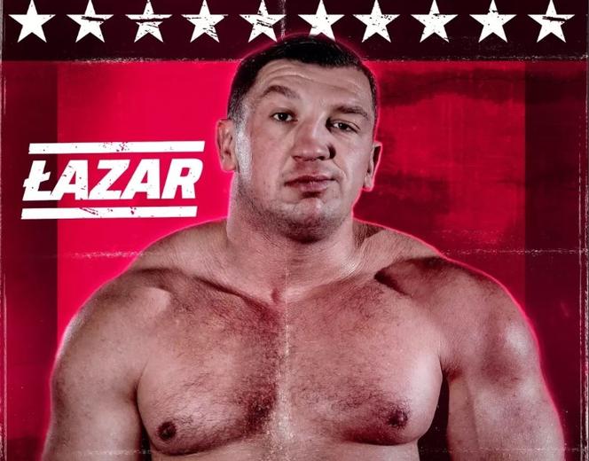 Zmasakrowana twarz Łazara po GROMDA 13