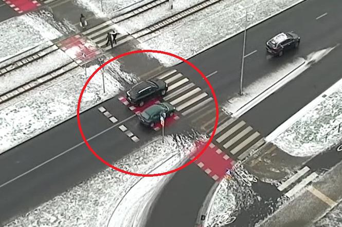 Dron obserwował kierowców w Bydgoszczy. Policja pokazuje nagranie [WIDEO] 
