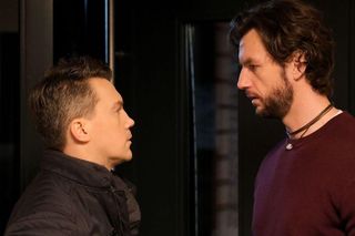 M jak miłość odc. 1859. Jakub Karski (Krzysztof Kwiatkowski), Mariusz (Mateusz Mosiewicz)